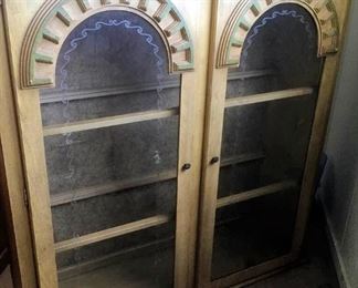 APC039 Wooden Double Hutch