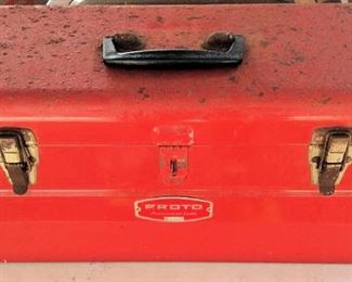 APC042 Red Metal Proto Tool Box