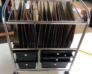 APC044 Rolling File Caddy with Drawers.