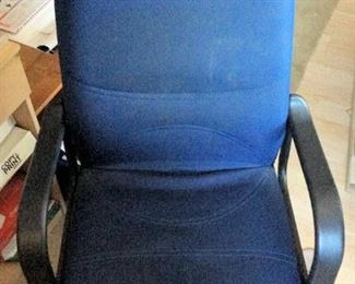 APC120 Another Blue Office Chair on Wheels