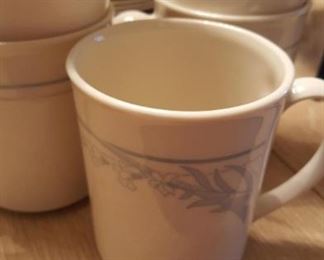 Corelle cups, bowls, plates, saucers