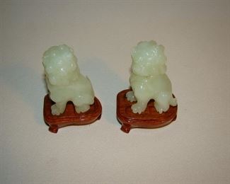 Jade lions