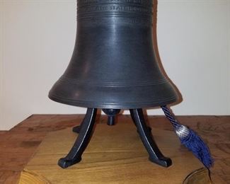 Miniature replica of the Liberty Bell.