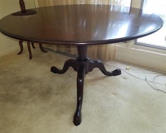 Mahgany Kittinger Queen Anne 3 legged table