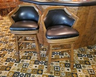 Viking Oak bar stools
