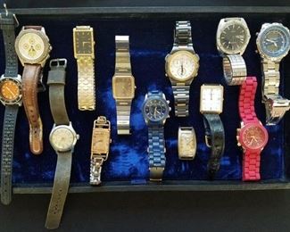 Men's wrist watch collection