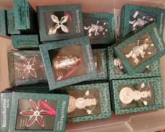 Reed & Barton x-mas ornaments