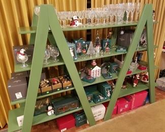 Shelves full of xmas.