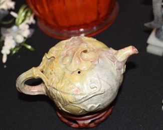 Soapstone teapot