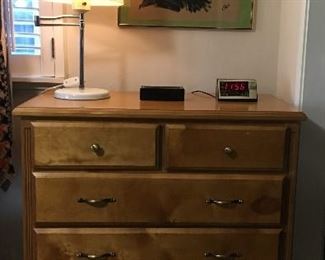 6 drawer chest, Chris "Coop" signed and numbered print