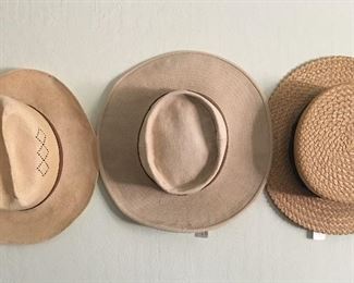 Hats sampling of the many available styles