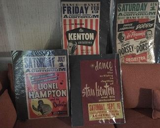 Vintage Jazz Concert Posters