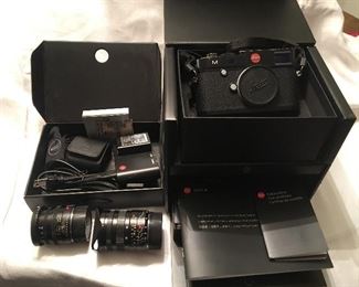 Leica M type 240 camera and lens