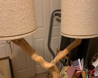 Natural Mesquite tree lamp