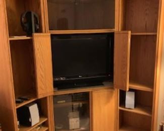 Corner TV cabinet