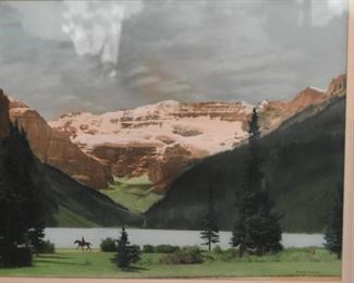 Framed Original Artwork (Lake Louise)