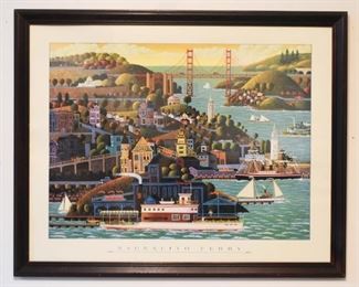 Framed Print (Sausalito Ferry)