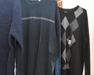 Men's Sweaters (most are larger sizes, an extensive selection to choose from)