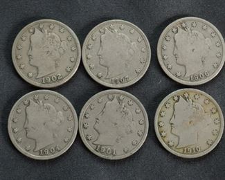 Liberty Head Nickels (Early 1900's)