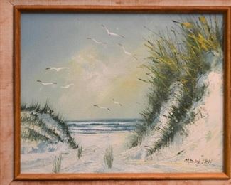 Framed Oil Painting, Signed