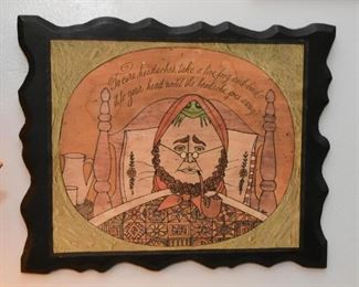 Vintage Wall Art Plaque