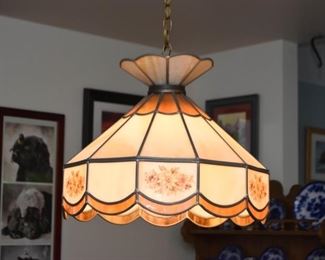 Stained Glass Ceiling Pendant (Hard Wired)