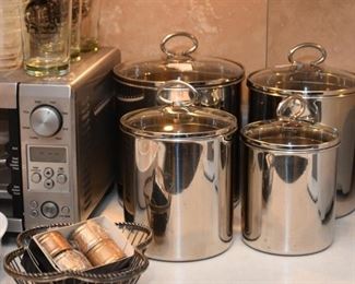 Stainless Steel Kitchen Canisters