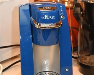 Blue Keurig Coffee Maker