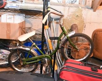 Vintage Green Kid's Schwinn Bike / Bicycle