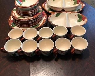 Franciscan Apple pattern china