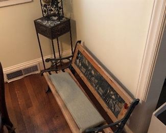 Child size park bench