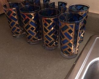 Vintage glass tumblers