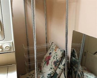 Laundry metal rack
