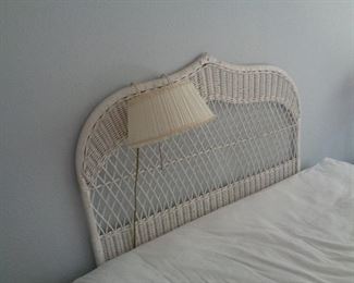 this is a twin wicker headboard that will sell separately from the full size bed