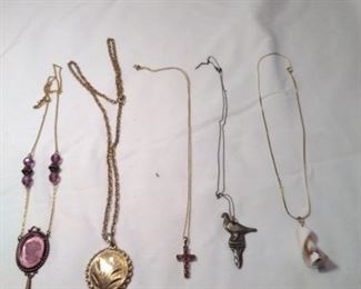 silver necklace