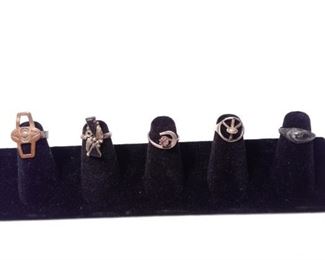 rings silver stamped 925