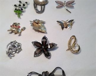 silver brooch