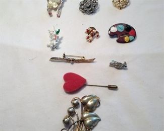 silver brooch