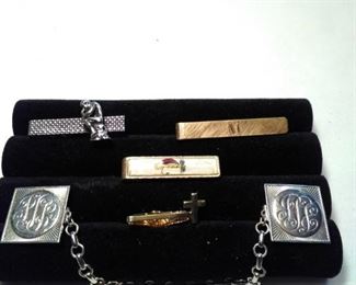 vintage tie clips