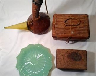 jewelry boxes and decanter