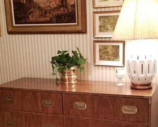 Great Mid Century Campaign dresser