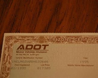 VIN INFO FOR VEHICLE