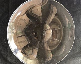 Closeup of Baccarat Plate