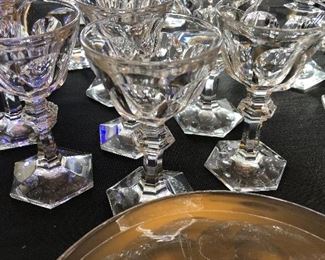 Closeup of Baccarat Glasses