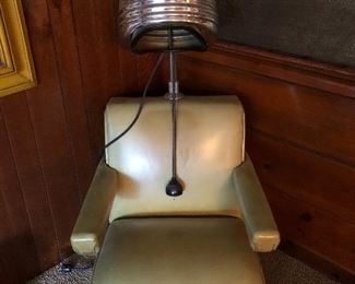 Vintage Salon Hair Dryer Chair