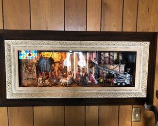 Comprehensive miniature of Ben-Hur, completed in December of 1959 by Actor-Director-Producer Richard Worf. 