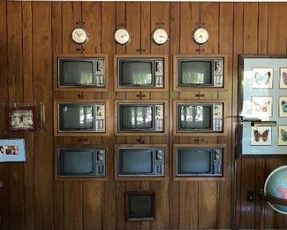 Where Jack Webb Watched Dragnet and the Competition Simultaneously. Not for sale but neat to see. 