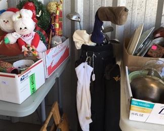 Assorted Boxed Items, Golf Clubs