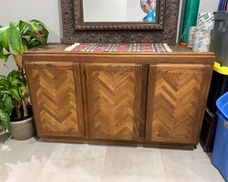 Buffet / Server comes with top glass cabinet 