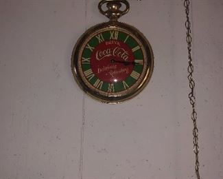 coco cola clock